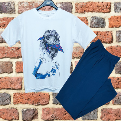 Marc Laurent Tshirt Pant Western Set with Shrug