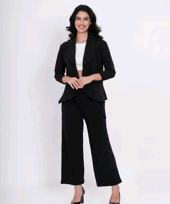 Fashionhub Top Pant Western Set with Blazer