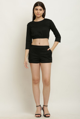 elegance redefined Top Regular Shorts Co-ords Set