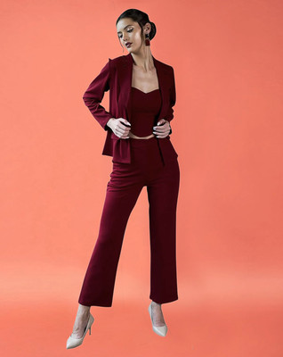 Selvia Tunic Pant Co-ords Set with Blazer