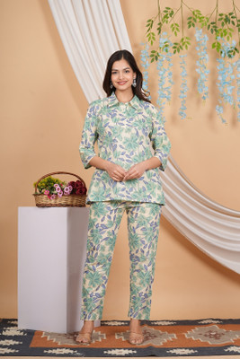 VCJ CREATION Top Pant Co-ords Set