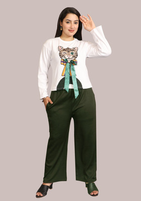 kv enterprises Top Palazzos Western Set