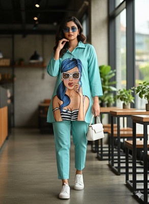 Dandapat Enterprise Top Palazzos Western Set