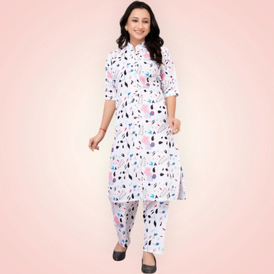 Abhumiienterprise Tunic Pant Co-ords Set