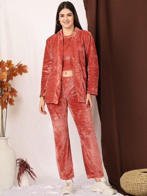 NEUDIS Top Pant Co-ords Set with Shrug