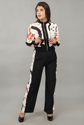 EUPHORIA WARDROBE Top Pant Co-ords Set with Jacket