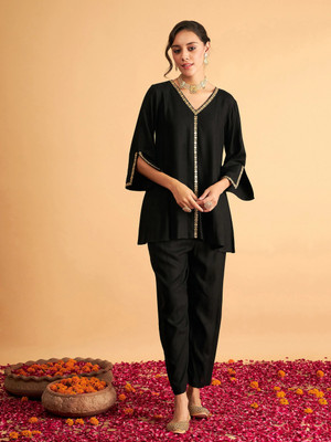 Moda Rapido Top Palazzos Co-ords Set