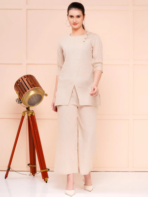 Chanting Blue Tunic Palazzos Co-ords Set