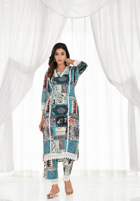 FASHION PETALS Tunic Pant Co-ords Set