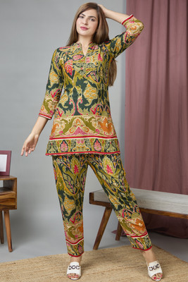 VEDA FAB Top Palazzos Co-ords Set