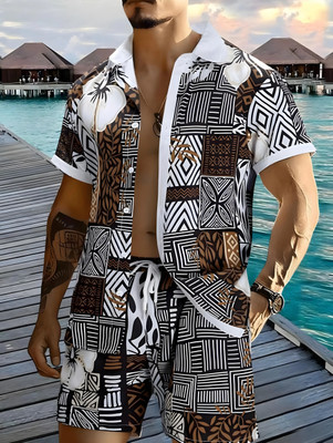 Manamrut Shirt Regular Shorts Co-ords Set