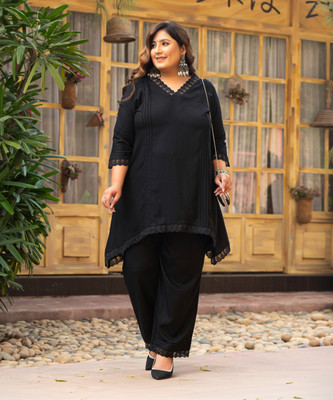PrettyPlus by Desinoor.com Tunic Palazzos Co-ords Set