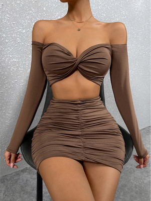 LULU & SKY Top Skirt Co-ords Set