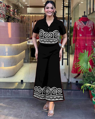 weaRial Top Palazzos Co-ords Set