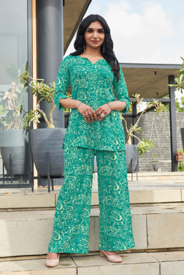 Odd by chansi Trendz Tunic Palazzos Co-ords Set