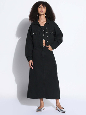 SHOWOFFFF Top Skirt Co-ords Set with Jacket