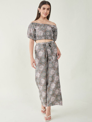 nHka Top Palazzos Co-ords Set