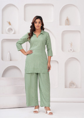 siddhanam Top Pant Western Set