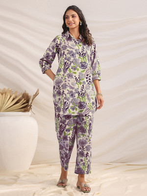 Janasya Shirt Pant Co-ords Set