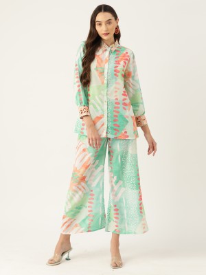 Runway Dreams Women Shirt Palazzo Set