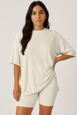 moomaya Top Regular Shorts Co-ords Set