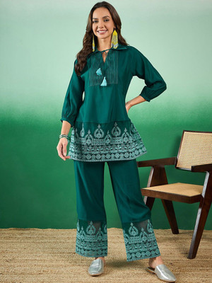 all about you Tunic Palazzos Co-ords Set