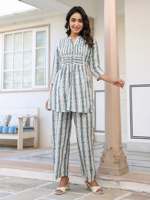 Janasya Tunic Pant Co-ords Set