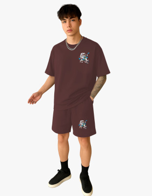 Wrodss Tshirt Regular Shorts Co-ords Set