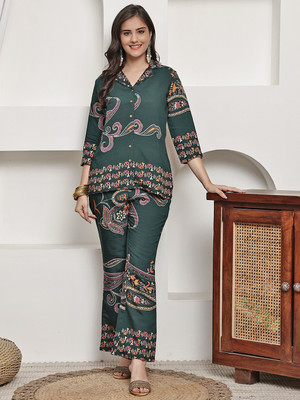 Claura Tunic Palazzos Co-ords Set