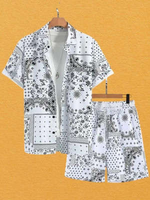 indyanvastra Shirt Regular Shorts Co-ords Set