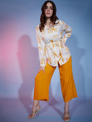 BELWELL Shirt Palazzos Co-ords Set
