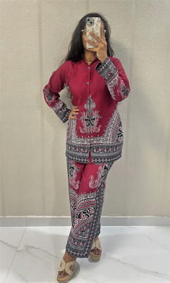 TATHASTU SILK Shirt Palazzos Co-ords Set