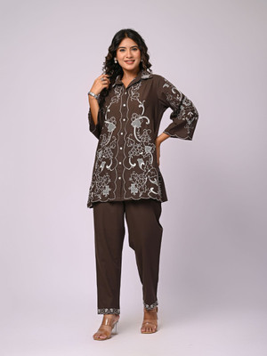 Zolo Label Tunic Pant Co-ords Set