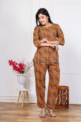 Vivan Enterprises Top Palazzos Co-ords Set