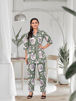 Ethnic Loop Top Pant Co-ords Set