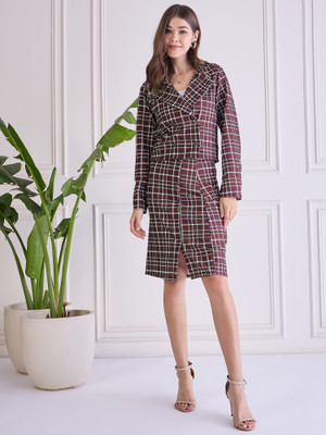 Westhood Top Skirt Co-ords Set with Blazer