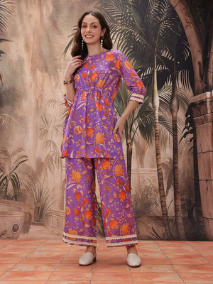 Sangria Tunic Palazzos Co-ords Set