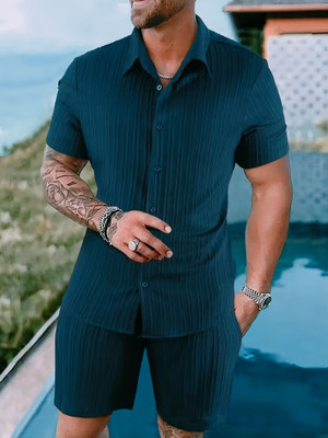 MAA UMA Shirt Regular Shorts Co-ords Set