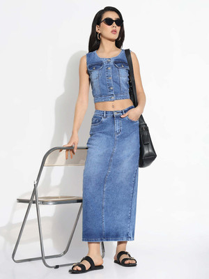 SHOWOFFFF Top Skirt Co-ords Set