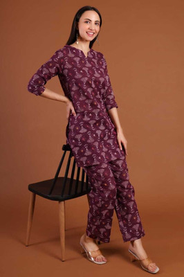 HUBLIFESTYLE Top Pant Co-ords Set