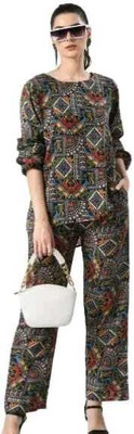 Fashionhub Top Palazzos Co-ords Set
