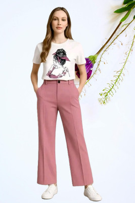 TarrenT HunT Girls Casual T-shirt Pant(Pink)