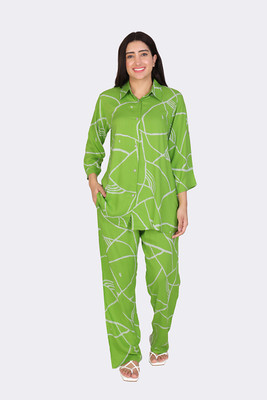 Fashionhub Shirt Palazzos Co-ords Set