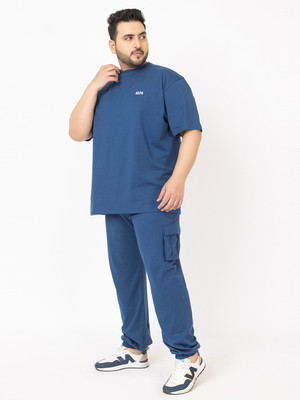 HouseOfCommon Solid Men Track Suit