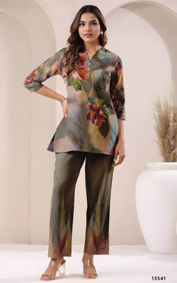 TATHASTU SILK Tunic Palazzos Co-ords Set