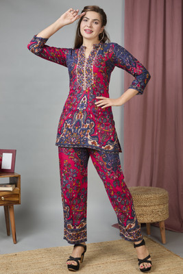 VEDA FAB Top Palazzos Co-ords Set