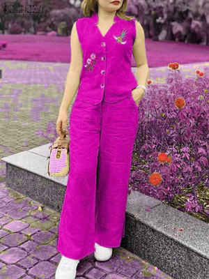 Ramyka Top Palazzos Co-ords Set