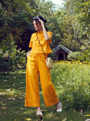 SASSAFRAS Top Palazzos Co-ords Set