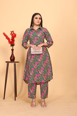 FASHION PETALS Shirt Pant Co-ords Set