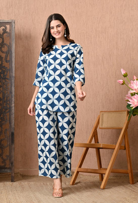 Silakiva Top Palazzos Co-ords Set